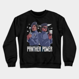 Black Panther Party Logo Crewneck Sweatshirt